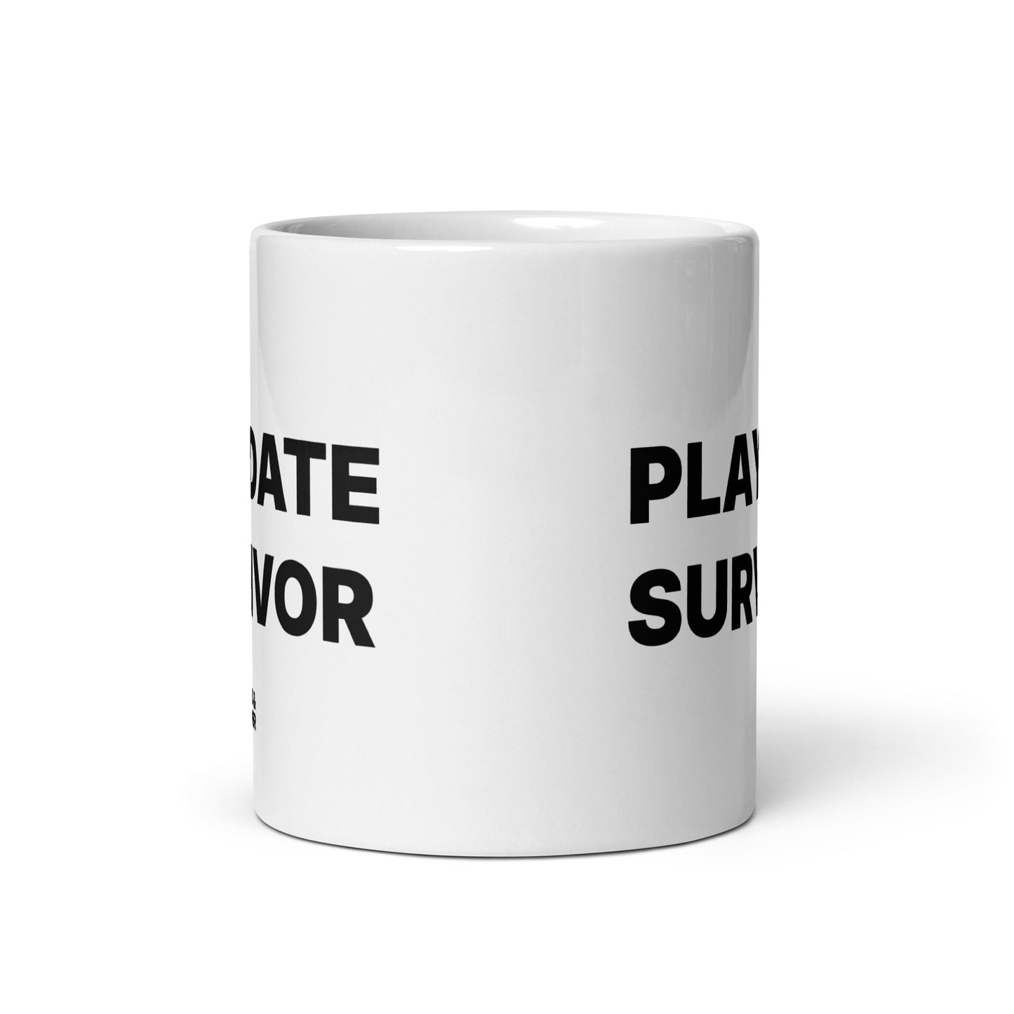 Playdate Survivor Mug for parents.