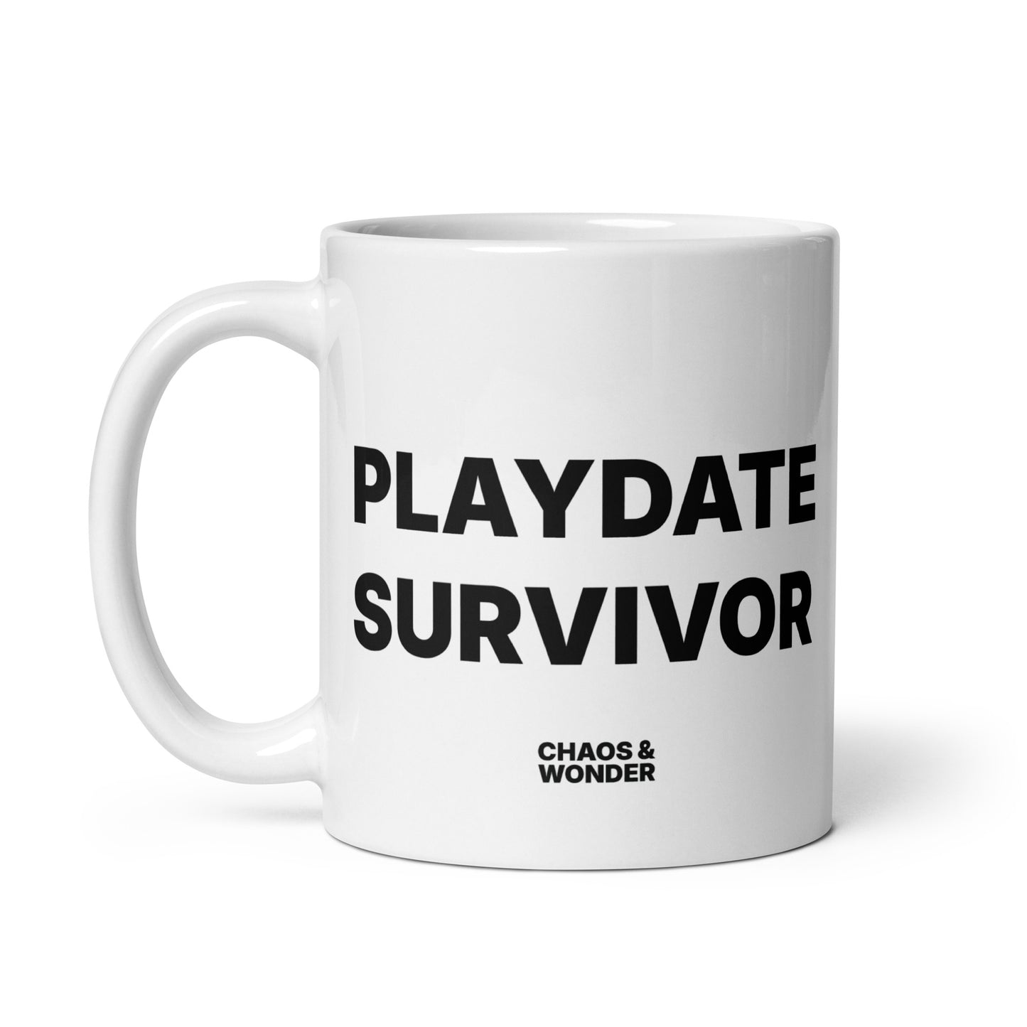 Playdate Survivor Mug for parents.