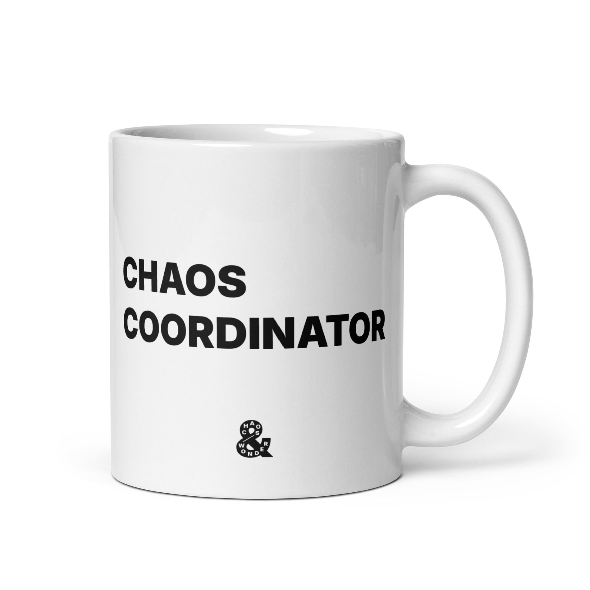 Chaos Coordinator ceramic mug for parents who multitask like pros.