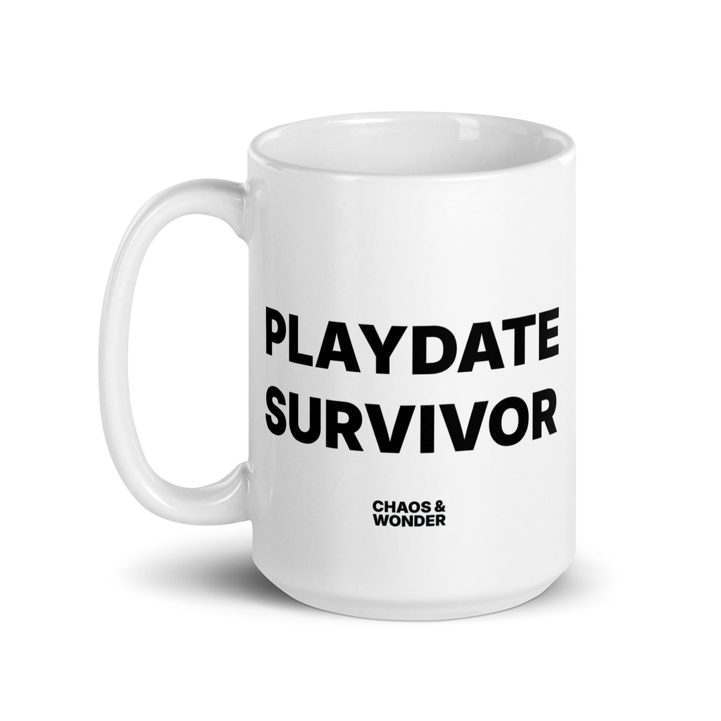 Playdate Survivor Mug for parents.