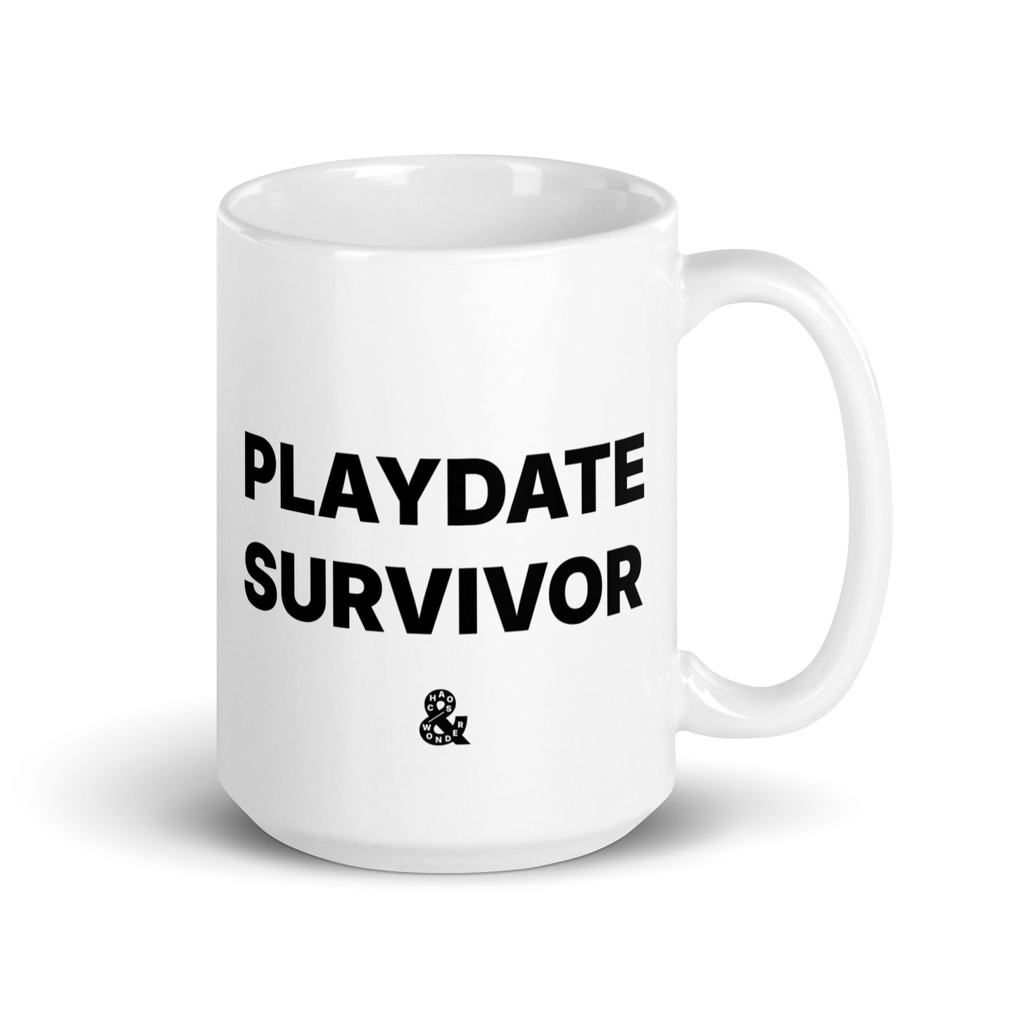 Playdate Survivor Mug for parents.