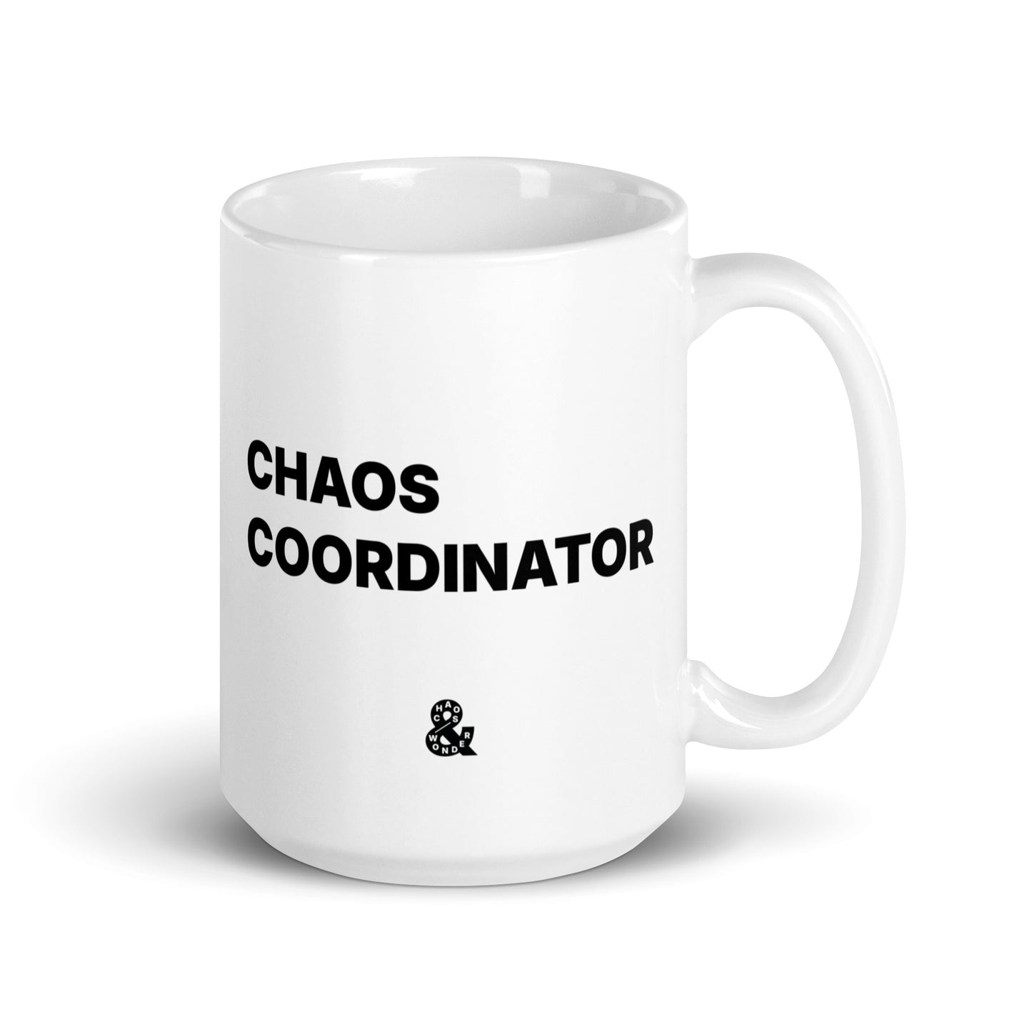 Chaos Coordinator ceramic mug for parents who multitask like pros.